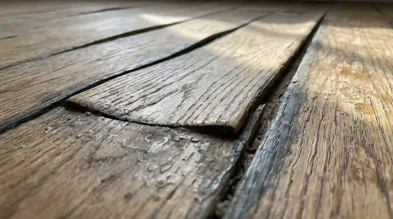Floor drain and dish pit in a commercial kitchen